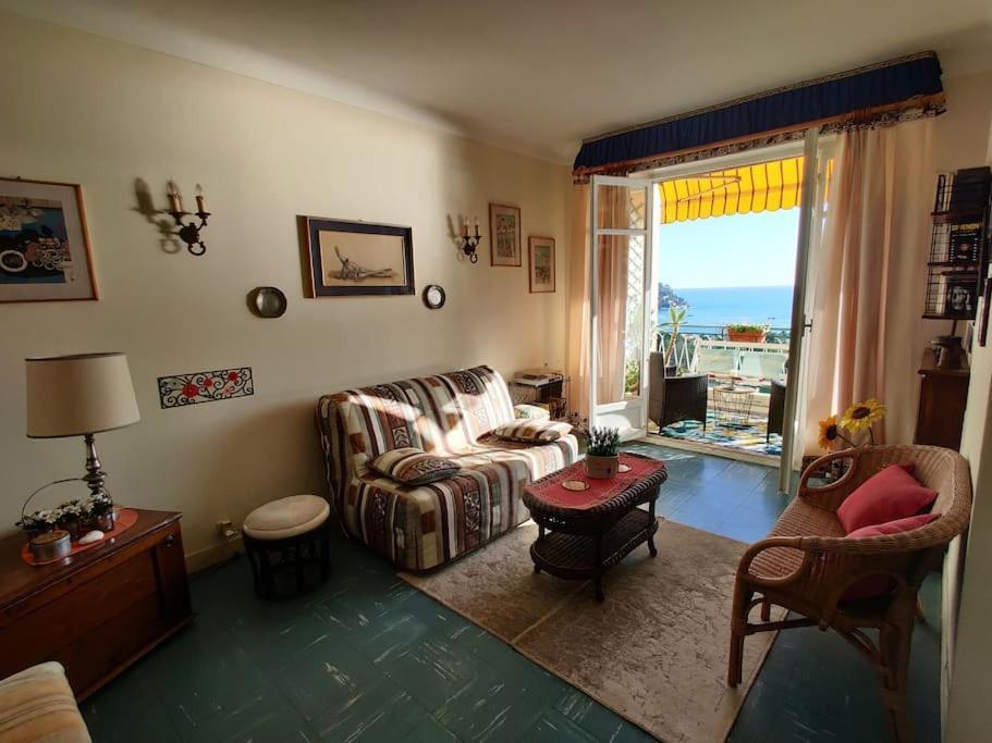 Vintage Flat On Villefranche Bay - Free Car Park Exterior foto