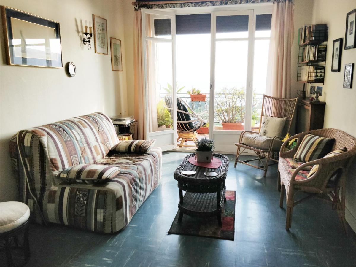 Vintage Flat On Villefranche Bay - Free Car Park Exterior foto